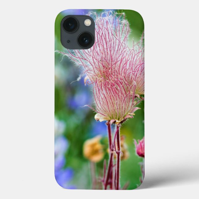 Funda De Case-Mate Para iPhone Prairie Smoke Wildflowers In Aspen Grove 2 (Reverso)