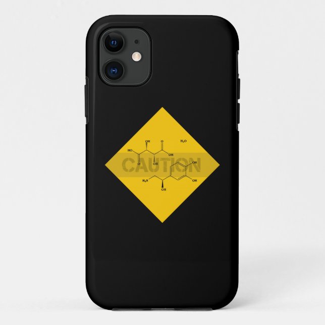 Funda De Case-Mate Para iPhone Precaución: Norepinefrina (Reverso)