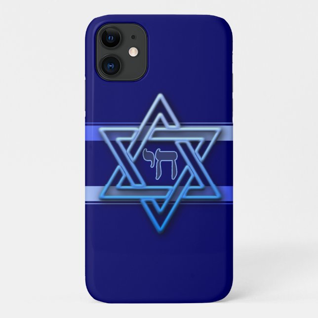 Funda De Case-Mate Para iPhone Preciosa estrella de David y Chai (Reverso)
