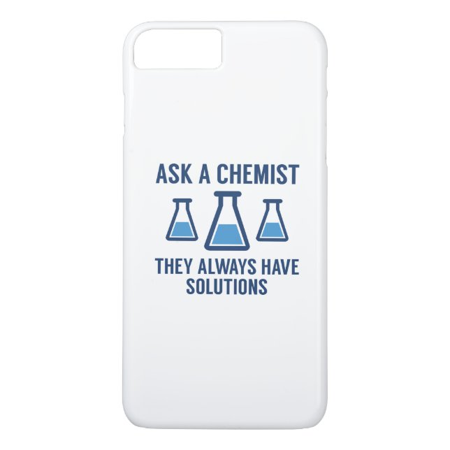 Funda De Case-Mate Para iPhone Preguntar a un químico (Reverso)