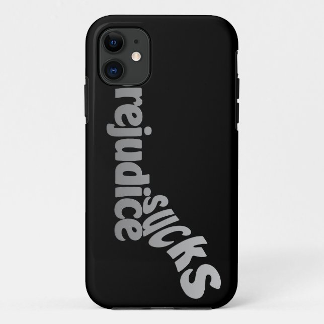 Funda De Case-Mate Para iPhone Prejudice Sucks personalizado estuche para iPhone (Reverso)