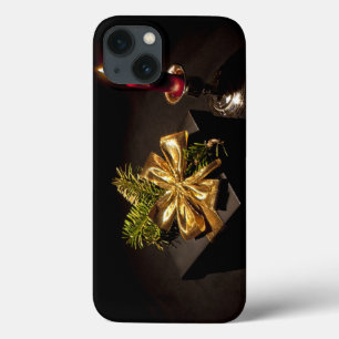 Funda Para iPhone 13 Presente dobladura de oro con velas rojas