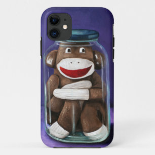 Funda Para iPhone 11 Preservar niñez con el mono del calcetín
