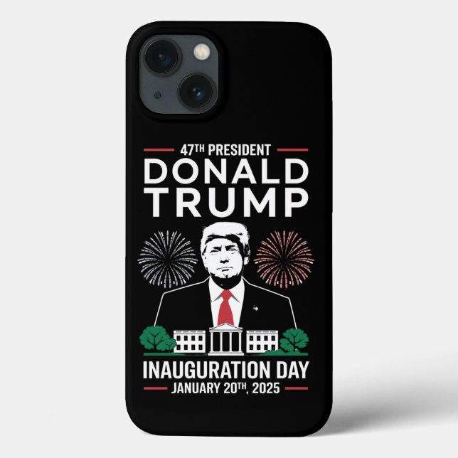 Funda De Case-Mate Para iPhone Presidente 47 D J. Trump Inauguración Día 2025 (Reverso)