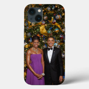 Funda Para iPhone 13 Presidente estadounidense Barack Obama en tarjeta