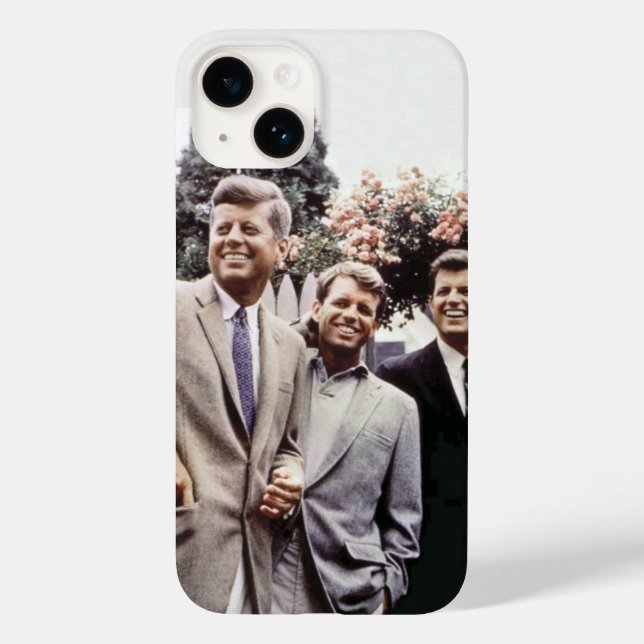 Funda De Case-Mate Para iPhone Presidente estadounidense John Kennedy & Robert &  (Reverso )