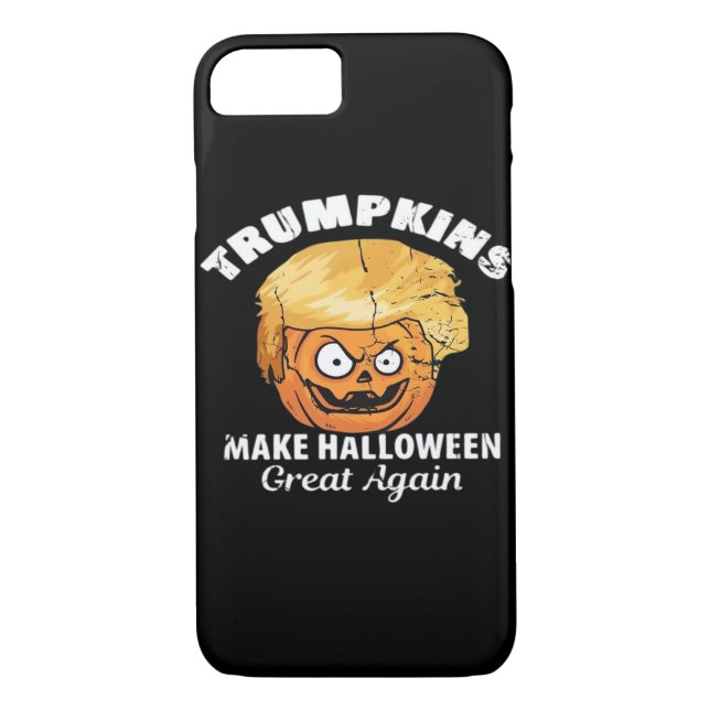 Funda De Case-Mate Para iPhone Presidente Funny Trumpkins Halloween (Reverso)
