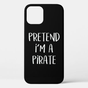 Funda Para iPhone 12 Pretende que soy un disfraz pirata divertida Hallo
