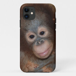 Funda Para iPhone 11 Primate lindo de la cara del bebé