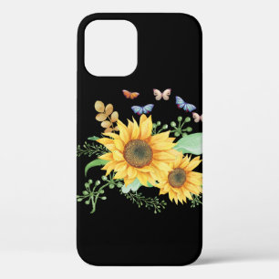 Funda Para iPhone 12 Pro primavera de girasol