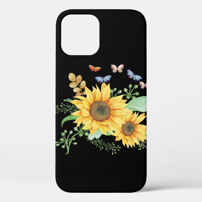Funda De Case-Mate Para iPhone primavera de girasol (Reverso )