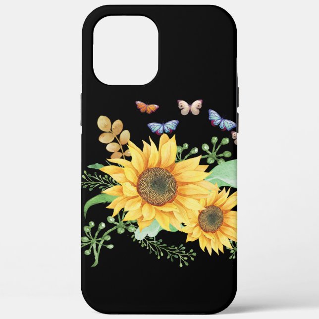 Funda De Case-Mate Para iPhone primavera de girasol (Reverso )
