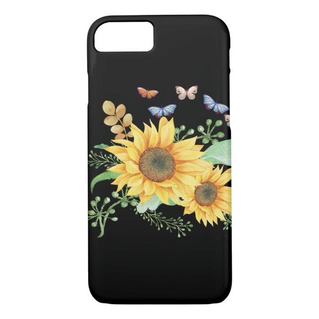 Funda De Case-Mate Para iPhone primavera de girasol (Reverso)