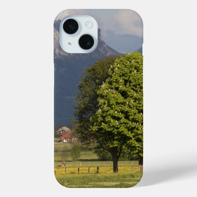 Funda De Case-Mate Para iPhone Primavera en las montañas (Reverso )