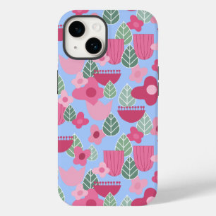 Funda Para iPhone 14 De Case-Mate Primavera escandinava rosa