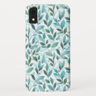 Funda Para iPhone XR Primavera. Patrón floral de acuarela