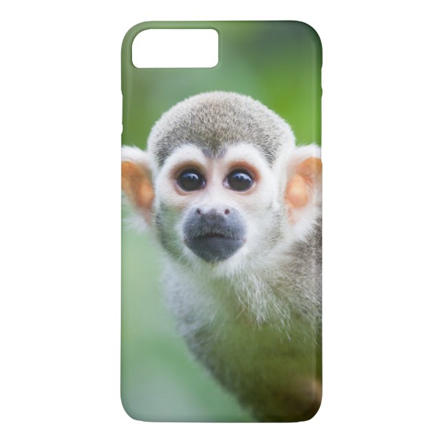 Funda De Case-Mate Para iPhone Primer de un mono de ardilla común (Reverso)