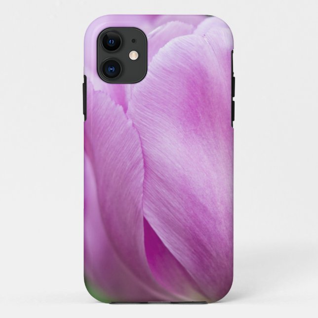 Funda De Case-Mate Para iPhone Primer plano de tulipán (Reverso)