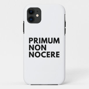 Funda Para iPhone 11 Primero, no hacer daño al juramento hipocrático de