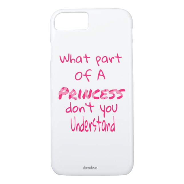 Funda De Case-Mate Para iPhone Princesa (Reverso)
