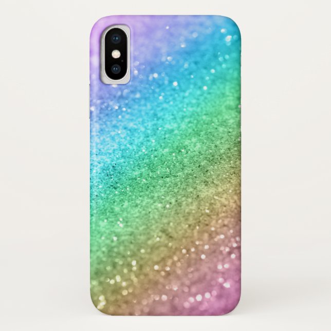 Funda De Case-Mate Para iPhone Princesa Arcoiris #1 #brillante (Reverso)