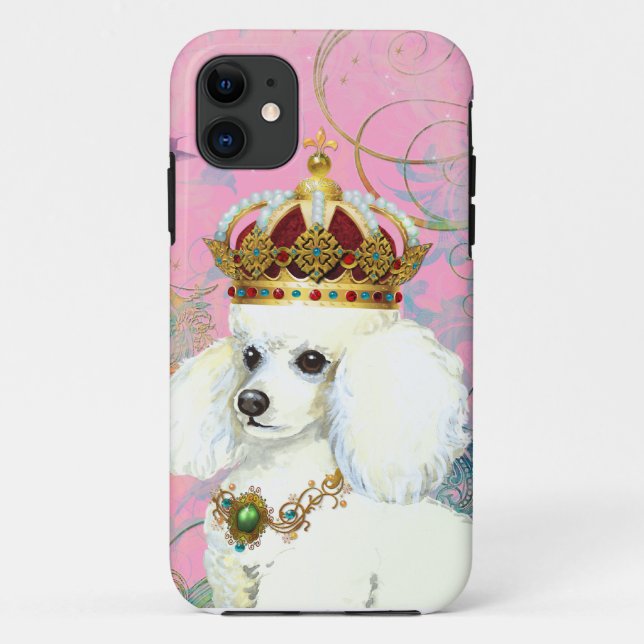 Funda De Case-Mate Para iPhone Princesa de cangrejo blanco (Reverso)