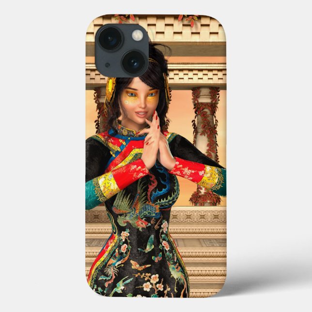 Funda De Case-Mate Para iPhone Princesa de China (Reverso)