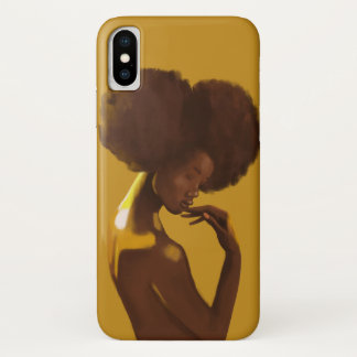 Funda Para iPhone X Princesa de oro
