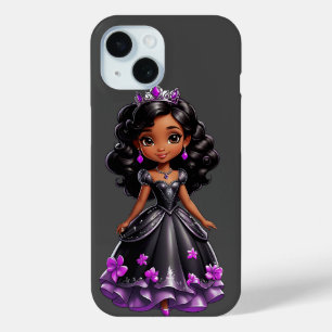 Funda Para iPhone 15 Princesa negra