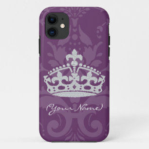 title_seo2 Princesa púrpura personalizada Crown del diamante