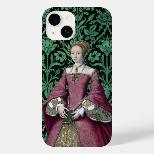 Funda De Case-Mate Para iPhone Princesa Retrato Elizabeth Tudor, Reina (Reverso )