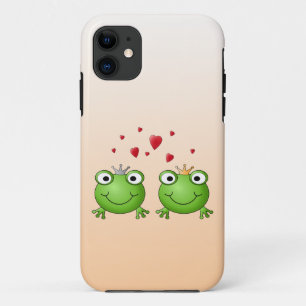 Funda Para iPhone 11 Príncipe de la rana y princesa de la rana, con lo