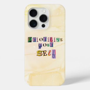 Funda Para iPhone 15 Pro Prioriza a ti mismo