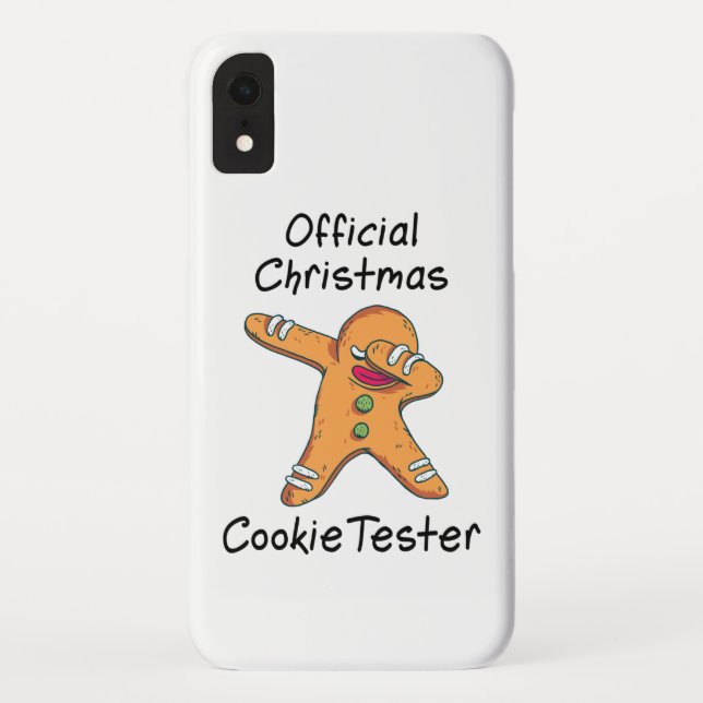 Funda De Case-Mate Para iPhone Probador oficial de galletas de Navidad (Reverso)