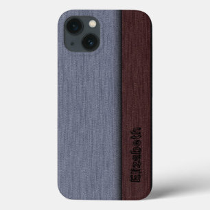 Funda Para iPhone 13 Profesional Brown y Grey Profesional Moderno