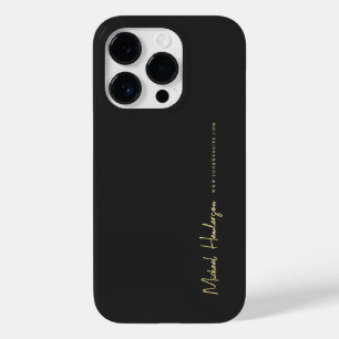 Funda Para iPhone 14 Pro De Case-Mate Profesional de marketing moderno Black Gold