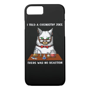 Funda Para iPhone 8/7 Profesor de la química del gato divertido ningún
