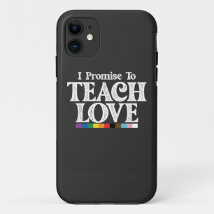 Funda Para iPhone 11 Profesor del Orgullo LGBT, prometo enseñar a los g