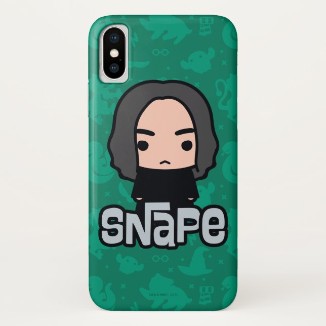Funda De Case-Mate Para iPhone Profesor Snape Cartoon Character Art (Reverso)