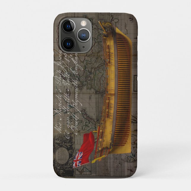 Funda De Case-Mate Para iPhone Profile Painting of Ship Jersey (Reverso)