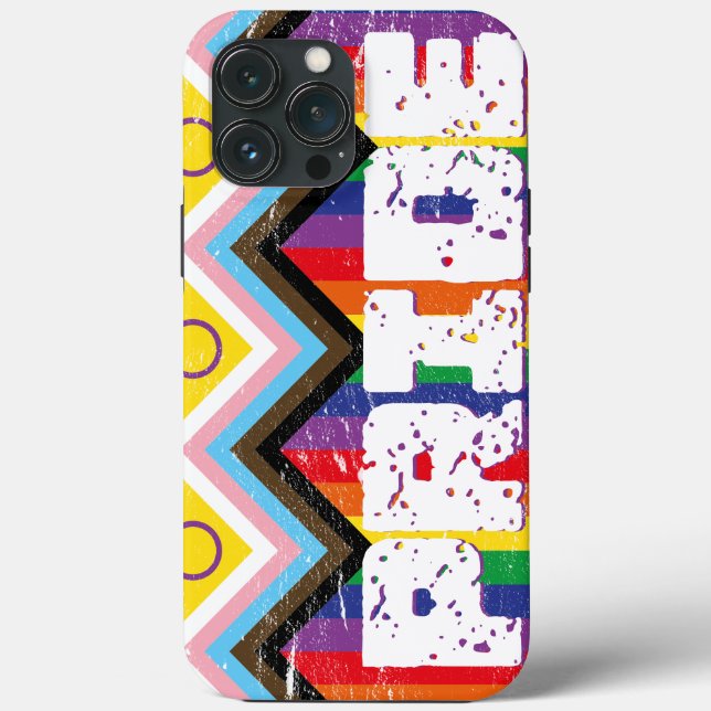 Funda De Case-Mate Para iPhone Progreso Orgullo LGBTQ (Reverso )