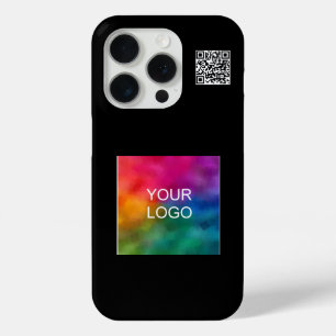 Funda Para iPhone 15 Pro Promoción de logotipo de envío de código QR simple