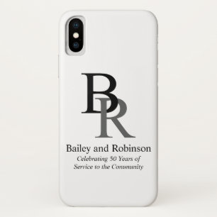 Funda Para iPhone X Promoción de logotipos profesionales para empresas