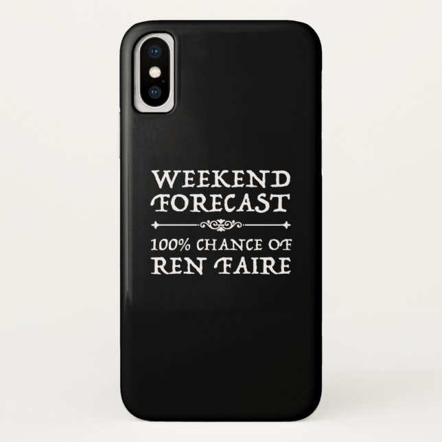 Funda De Case-Mate Para iPhone Pronóstico de fin de semana - 100% de posibilidade (Reverso)
