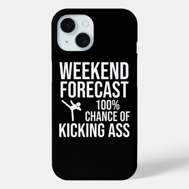 Funda De Case-Mate Para iPhone Pronóstico de fin de semana - 100% de posibilidade (Reverso )