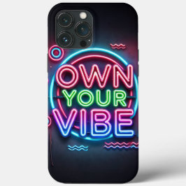 Funda Para iPhone 13 Pro Max Propietario de tu Vibe - Estuche Neon para iPhone
