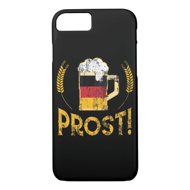 Funda De Case-Mate Para iPhone Prost Bandera Alemana Cerveza Lover Oktoberfest (Reverso)