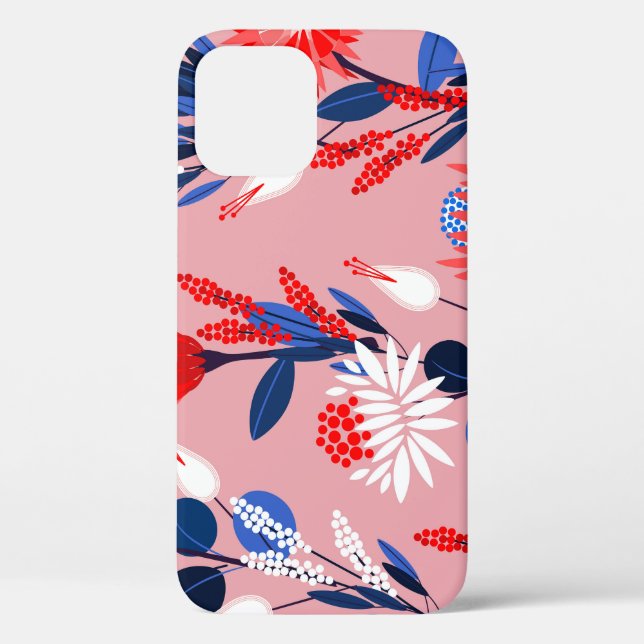 Funda De Case-Mate Para iPhone Protea en auge: patrón de jardín botánico (Reverso )