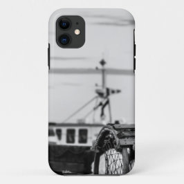 Funda Para iPhone 11 protección celular foto barco pesquero