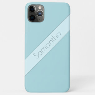 Funda Para iPhone 11 Pro Max Protector de color azul en polvo simple y limpio d